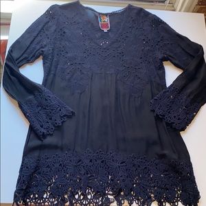 Johnny Was Lace shirt